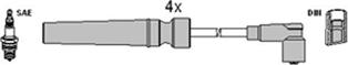 Hitachi 134119 - Комплект проводів запалювання autocars.com.ua