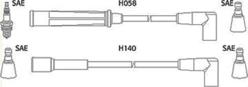 Hitachi 134360 - Комплект проводов зажигания autodnr.net