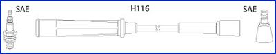 HITACHI 134465 - Комплект проводів запалювання autocars.com.ua
