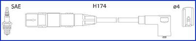 Hitachi 134714 - Комплект проводів запалювання autocars.com.ua