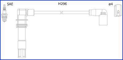 Hitachi 134797 - Комплект проводов зажигания avtokuzovplus.com.ua