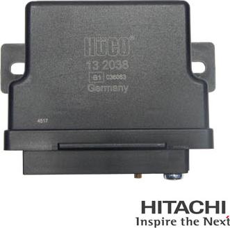 Hitachi 2502038 - Реле, система розжарювання autocars.com.ua
