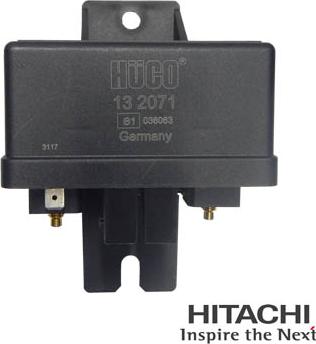 Hitachi 2502071 - Реле, система накаливания autodnr.net