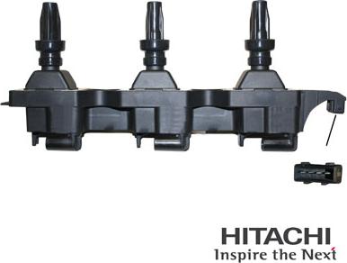 Hitachi 2503862 - Котушка запалювання autocars.com.ua