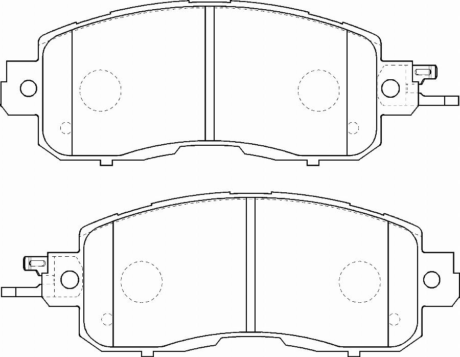 Hitachi BRAC00218A - Тормозные колодки, дисковые, комплект autodnr.net