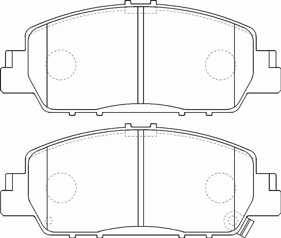 Hitachi BRPC00818A - Тормозные колодки, дисковые, комплект autodnr.net