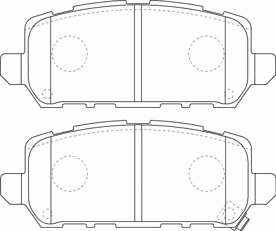 Hitachi BRPC00820A - Тормозные колодки, дисковые, комплект autodnr.net