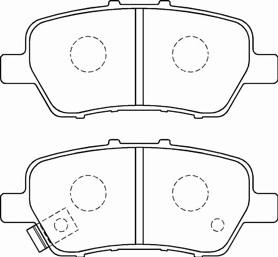 Hitachi BRPC00821A - Гальмівні колодки, дискові гальма autocars.com.ua