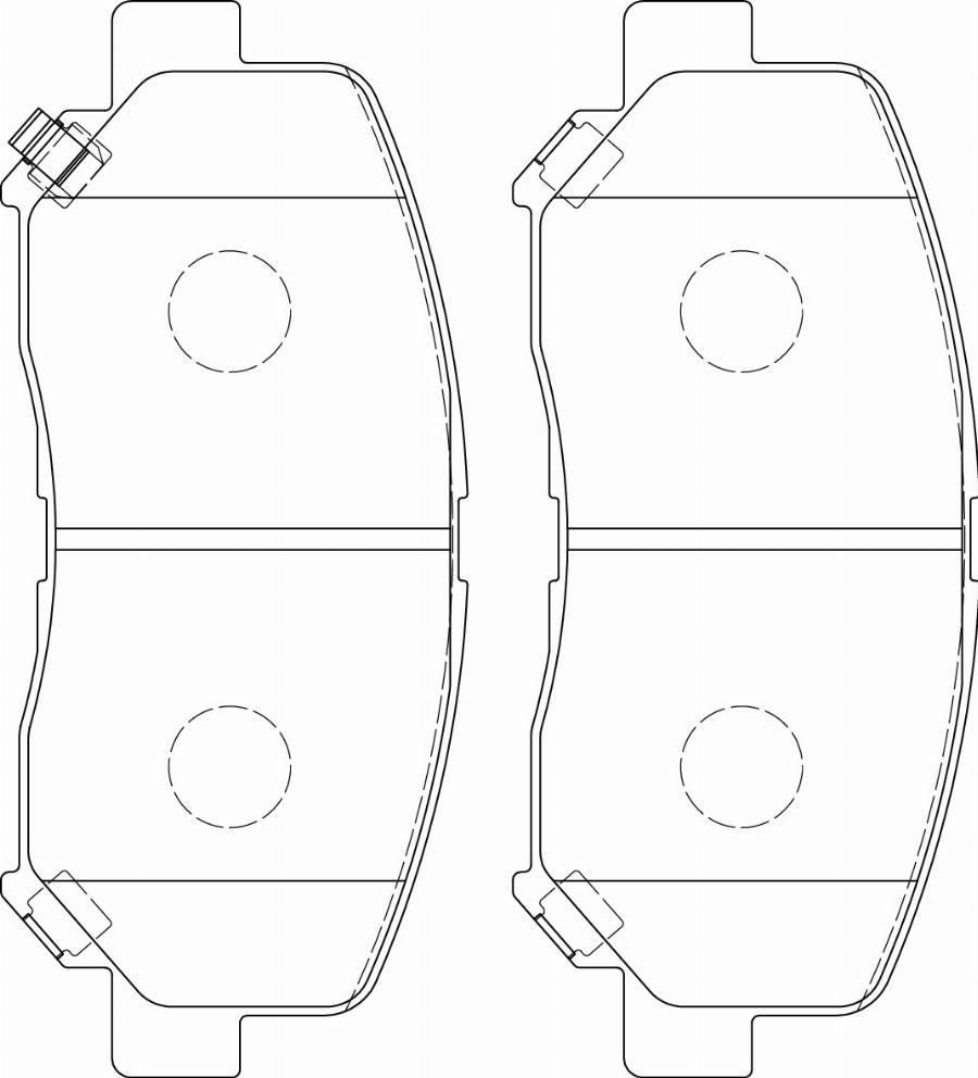 Hitachi BRPC00826A - Тормозные колодки, дисковые, комплект autodnr.net