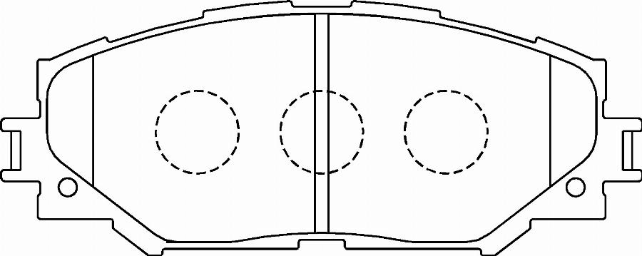 Hitachi BRPC00865A - Тормозные колодки, дисковые, комплект autodnr.net