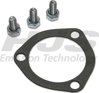 HJS 82 11 1076 - Монтажний комплект, труба вихлопного газу autocars.com.ua