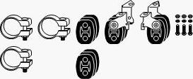 HJS 82 11 5319 - Монтажний комплект, система випуску autocars.com.ua