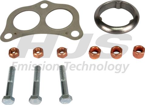 HJS 82 11 9154 - Монтажний комплект, труба вихлопного газу autocars.com.ua