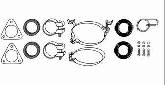 HJS 82 12 2822 - Монтажний комплект, система випуску autocars.com.ua