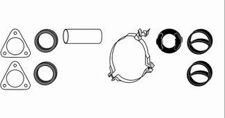 HJS 82 12 2843 - Монтажний комплект, система випуску autocars.com.ua