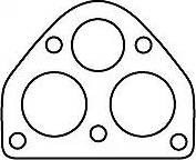 HJS 83 11 1376 - Прокладка, труба вихлопного газу autocars.com.ua