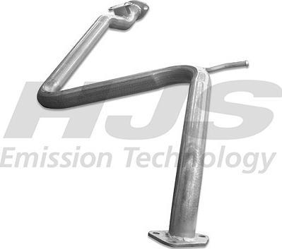 HJS 91 45 3921 - Труба вихлопного газу autocars.com.ua
