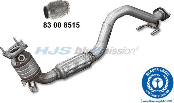 HJS 96 11 4026 - Каталізатор autocars.com.ua