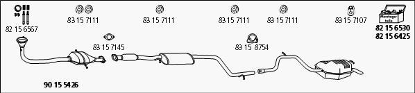 HJS Fo_527 - Система выпуска ОГ avtokuzovplus.com.ua