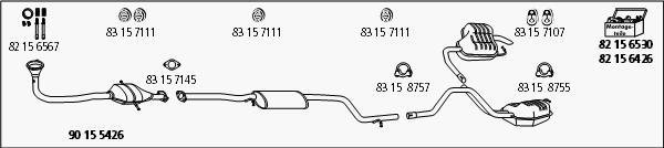 HJS Fo_543 - Система випуску ОГ autocars.com.ua