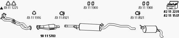 HJS VW_1944 - Система випуску ОГ autocars.com.ua