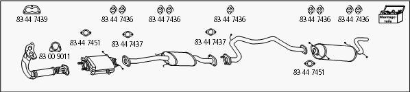 HJS Ma_184 - Система випуску ОГ autocars.com.ua
