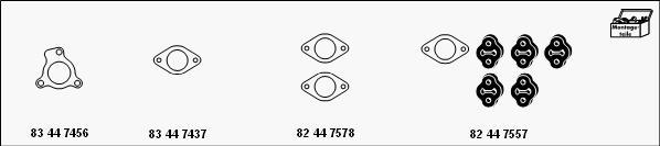 HJS MT-MA12 - Система випуску ОГ autocars.com.ua