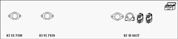 HJS MT-MA98 - Система випуску ОГ autocars.com.ua