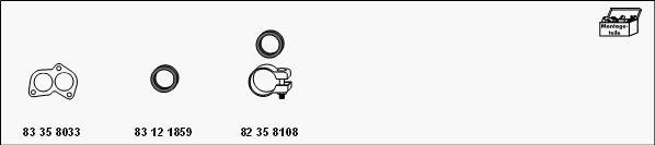 HJS MT-Vo51 - Система випуску ОГ autocars.com.ua