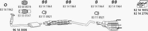 HJS Op_1389 - Система выпуска ОГ avtokuzovplus.com.ua