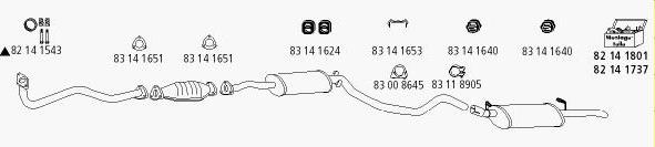 HJS Op_581 - Система випуску ОГ autocars.com.ua