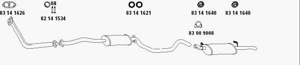 HJS Op_601 - Система випуску ОГ autocars.com.ua