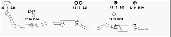 HJS Op_614 - Система випуску ОГ autocars.com.ua