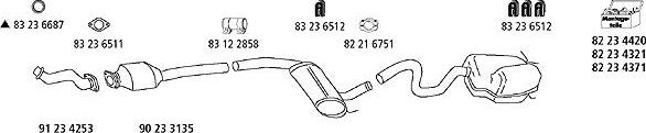 HJS Re_4375 - Система випуску ОГ autocars.com.ua