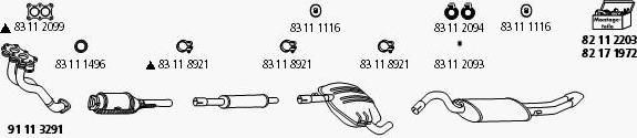 HJS Se_123 - Система випуску ОГ autocars.com.ua