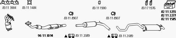 HJS Se_192 - Система випуску ОГ autocars.com.ua