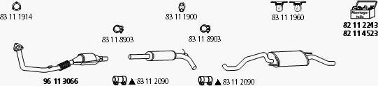 HJS Se_576 - Система випуску ОГ autocars.com.ua