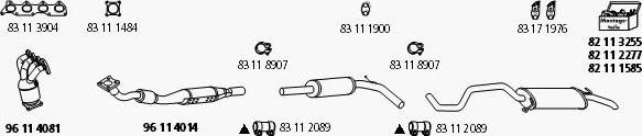 HJS Se_470 - Система випуску ОГ autocars.com.ua