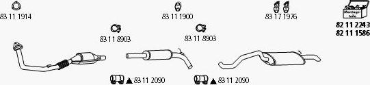 HJS Se_575 - Система випуску ОГ autocars.com.ua