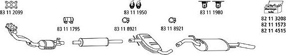 HJS VW_999 - Система випуску ОГ autocars.com.ua