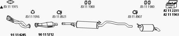 HJS VW_1077 - Система випуску ОГ autocars.com.ua