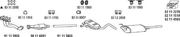 HJS VW_418 - Система випуску ОГ autocars.com.ua