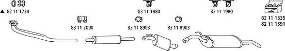 HJS VW_944 - Система випуску ОГ autocars.com.ua