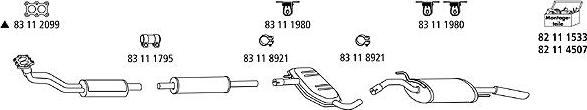 HJS VW_965 - Система випуску ОГ autocars.com.ua