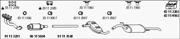 HJS VW_993 - Система випуску ОГ autocars.com.ua