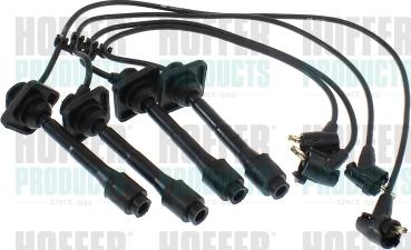 Hoffer 101096 - Комплект проводів запалювання autocars.com.ua
