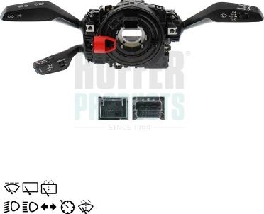 Hoffer 21031909 - Вимикач на рульовій колонці autocars.com.ua