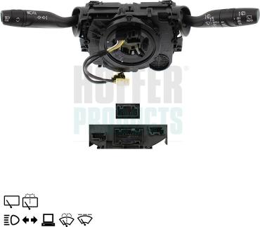 Hoffer 21031912 - Вимикач на рульовій колонці autocars.com.ua