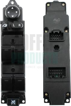 Hoffer 2106450 - Вимикач, стеклолод'емнік autocars.com.ua