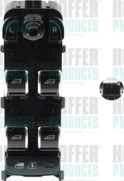 Hoffer 2106660 - Вимикач, стеклолод'емнік autocars.com.ua